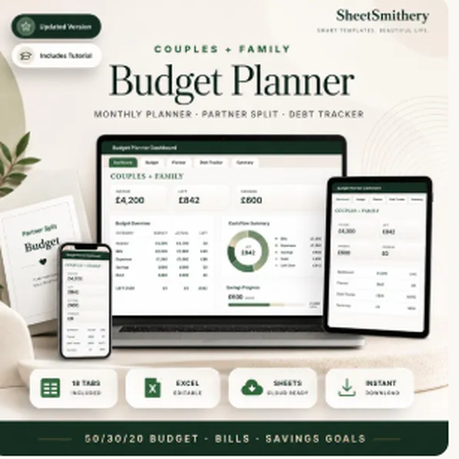 Couples and Family Budget Planner